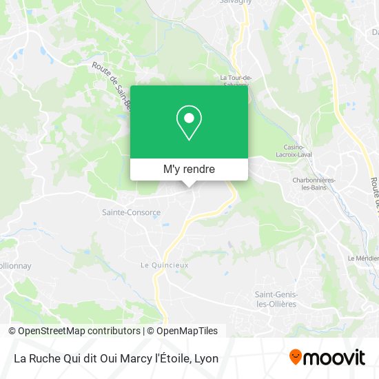 La Ruche Qui dit Oui Marcy l'Étoile plan