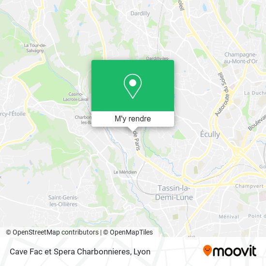 Cave Fac et Spera Charbonnieres plan
