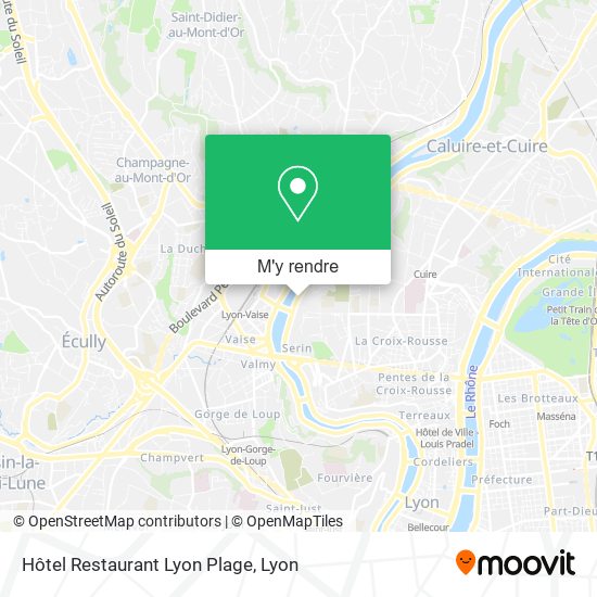 Hôtel Restaurant Lyon Plage plan