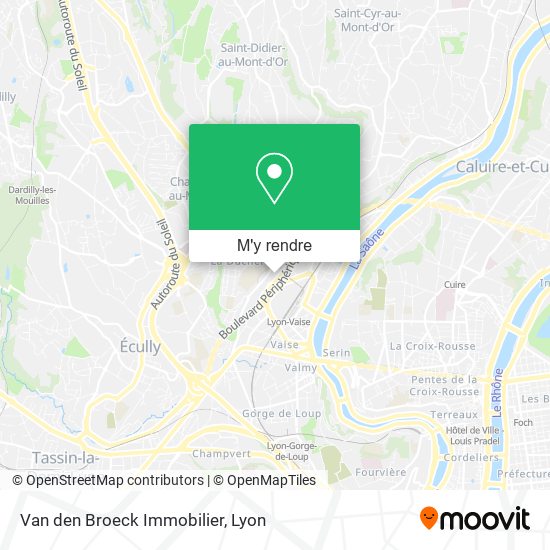 Van den Broeck Immobilier plan