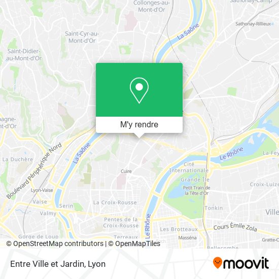 Entre Ville et Jardin plan