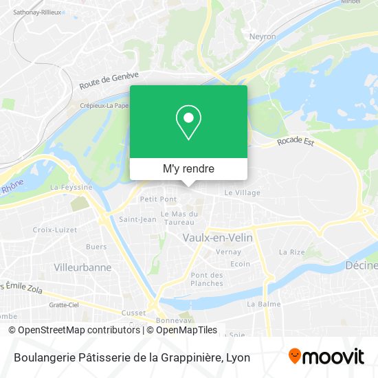 Boulangerie Pâtisserie de la Grappinière plan