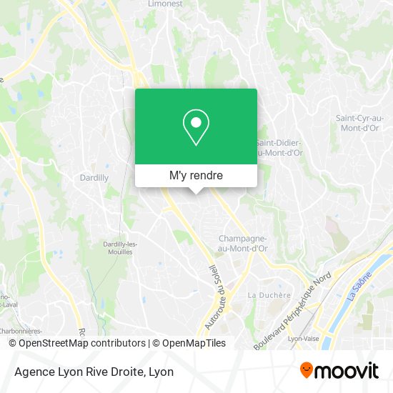 Agence Lyon Rive Droite plan