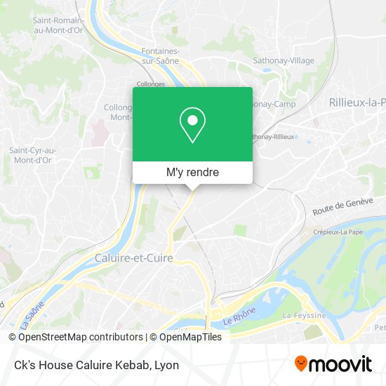 Ck's House Caluire Kebab plan