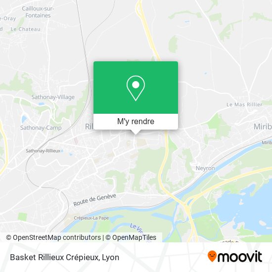 Basket Rillieux Crépieux plan