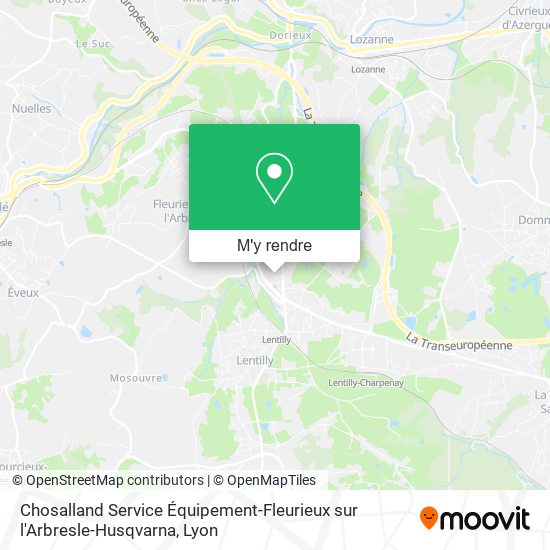 Chosalland Service Équipement-Fleurieux sur l'Arbresle-Husqvarna plan