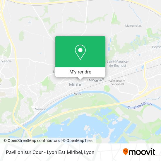 Pavillon sur Cour - Lyon Est Miribel plan