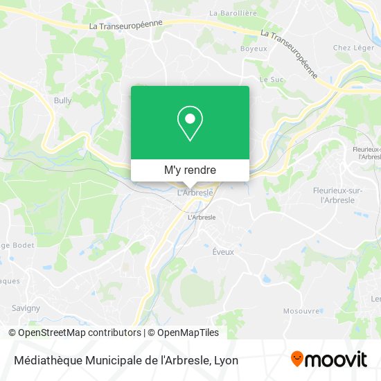 Médiathèque Municipale de l'Arbresle plan