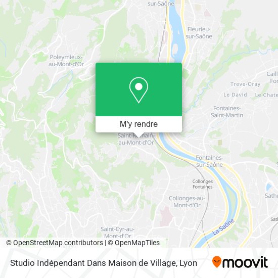 Studio Indépendant Dans Maison de Village plan