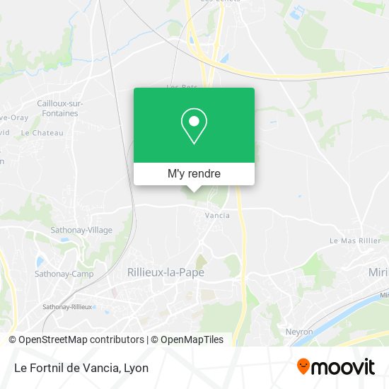 Le Fortnil de Vancia plan