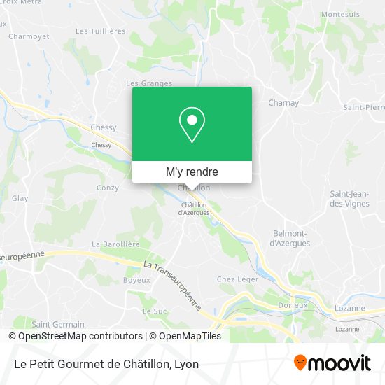 Le Petit Gourmet de Châtillon plan