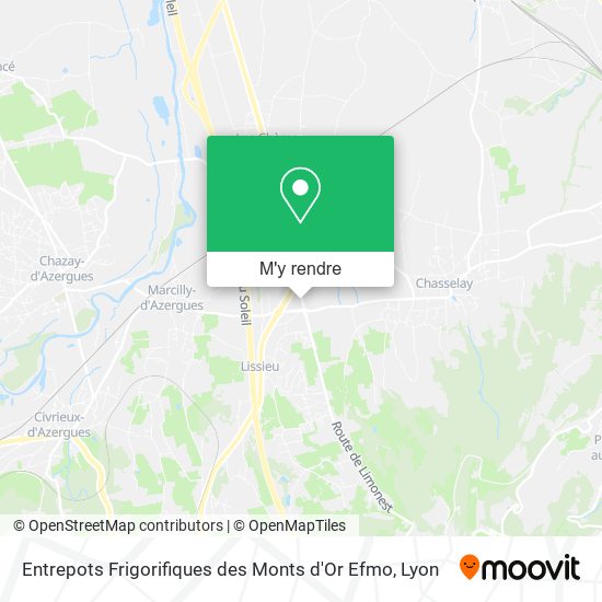 Entrepots Frigorifiques des Monts d'Or Efmo plan