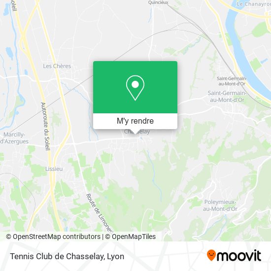 Tennis Club de Chasselay plan