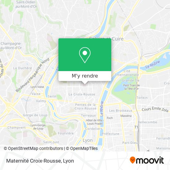 Maternité Croix-Rousse plan