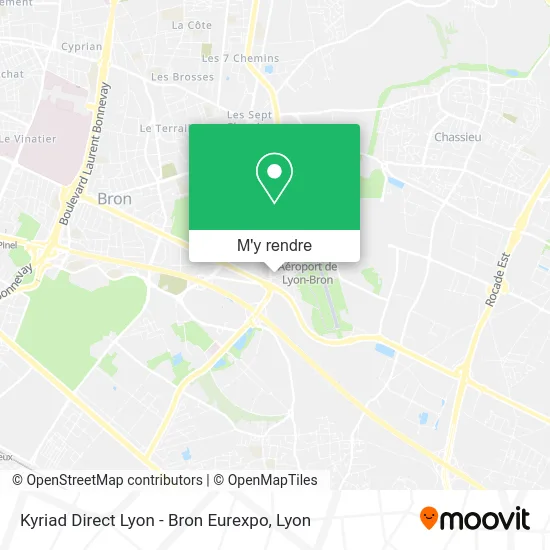 Kyriad Direct Lyon - Bron Eurexpo plan