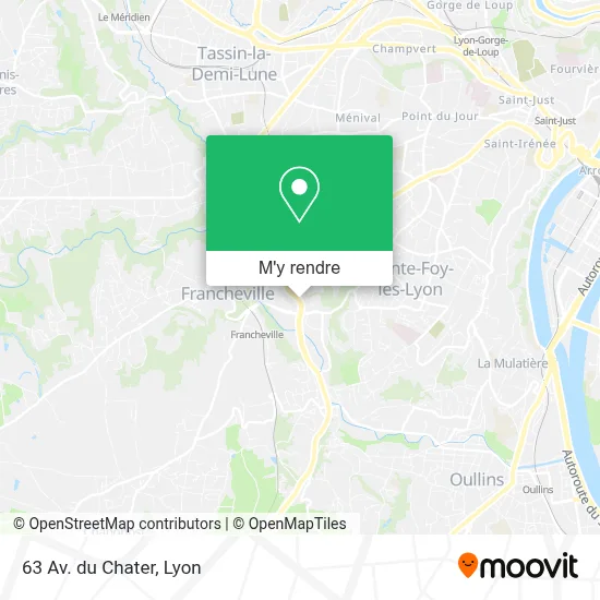 63 Av. du Chater plan