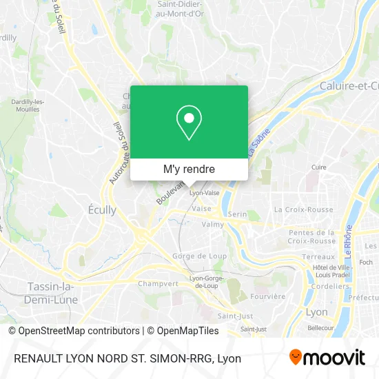 RENAULT LYON NORD ST. SIMON-RRG plan
