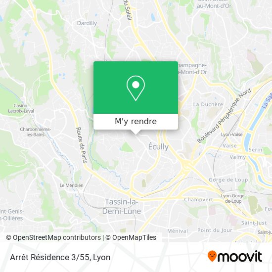 Arrêt Résidence 3/55 plan