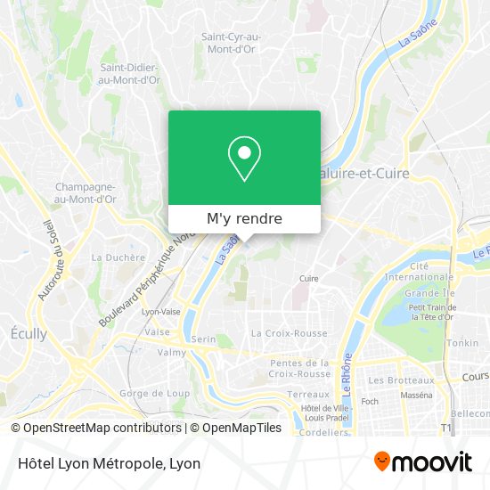 Hôtel Lyon Métropole plan