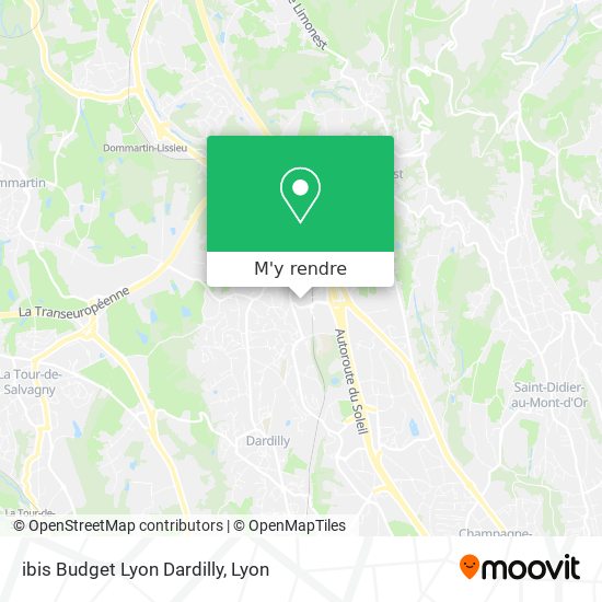ibis Budget Lyon Dardilly plan