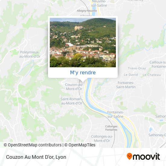 Couzon Au Mont D'or plan