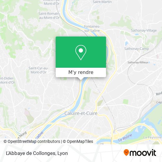 L'Abbaye de Collonges plan