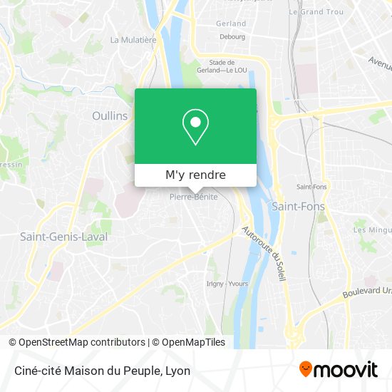 Ciné-cité Maison du Peuple plan