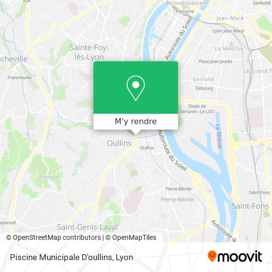 Piscine Municipale D'oullins plan