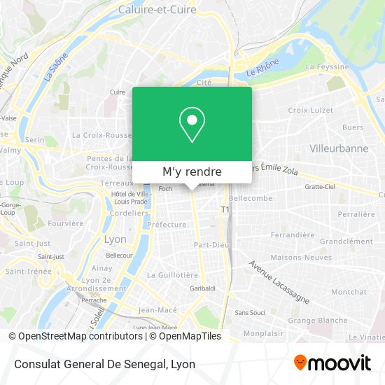 Consulat General De Senegal plan