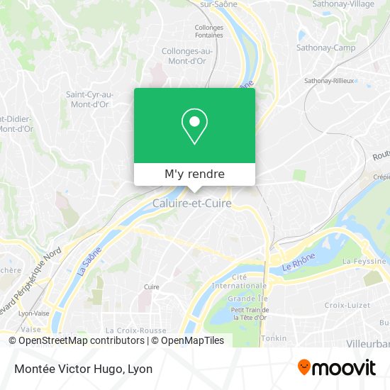 Montée Victor Hugo plan