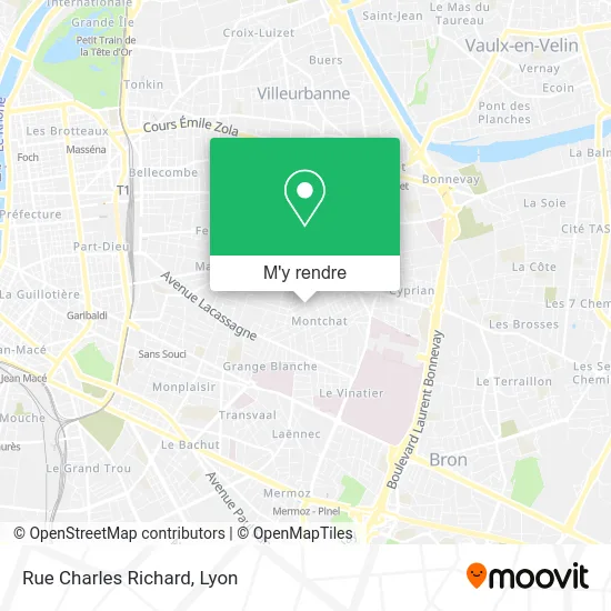 Rue Charles Richard plan