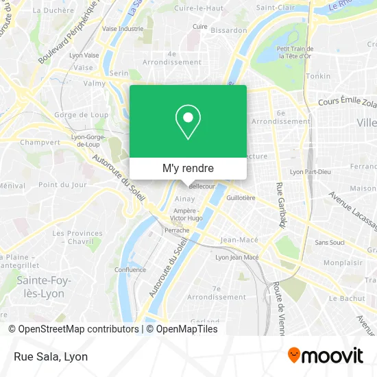 Rue Sala plan