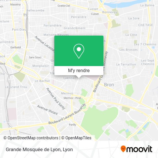 Grande Mosquée de Lyon plan