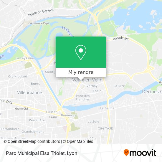 Parc Municipal Elsa Triolet plan
