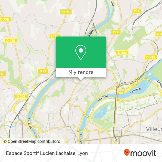 Espace Sportif Lucien Lachaise plan