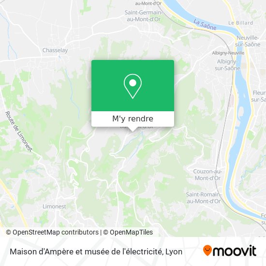 Maison d'Ampère et musée de l'électricité plan
