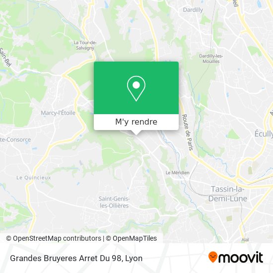 Grandes Bruyeres Arret Du 98 plan