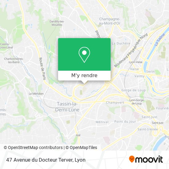 47 Avenue du Docteur Terver plan