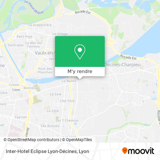 Inter-Hotel Eclipse Lyon-Décines plan