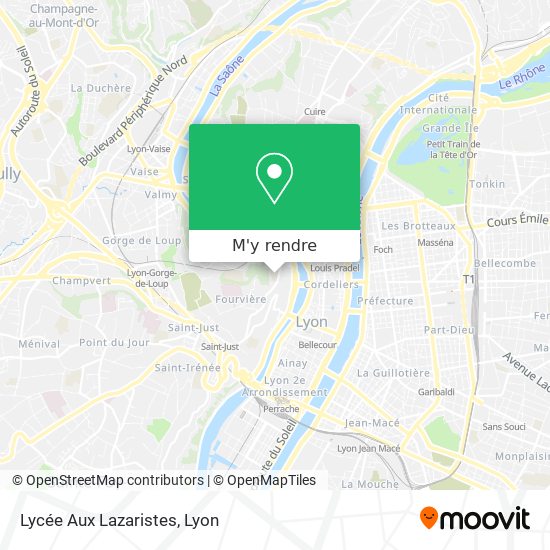 Lycée Aux Lazaristes plan