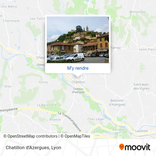 Chatillon d'Azergues plan