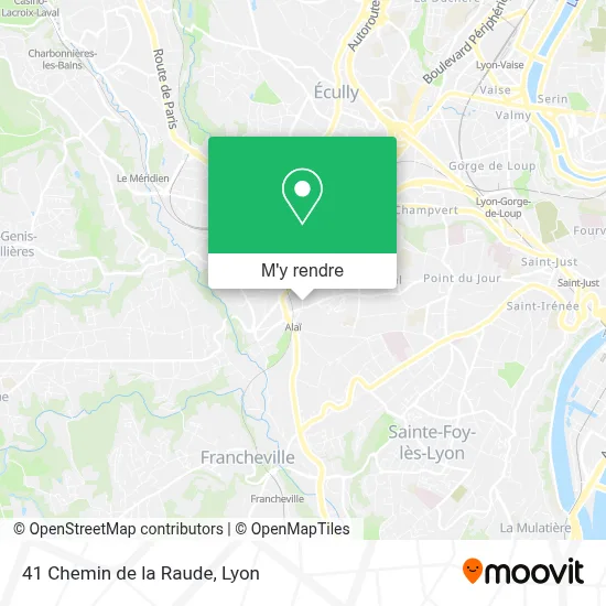 41 Chemin de la Raude plan