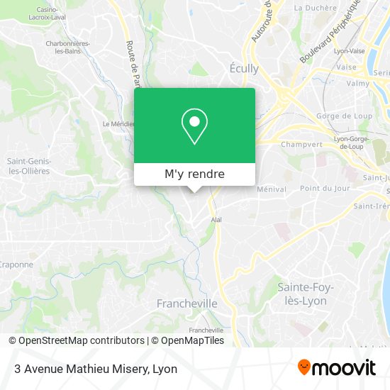 3 Avenue Mathieu Misery plan