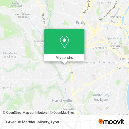 3 Avenue Mathieu Misery plan