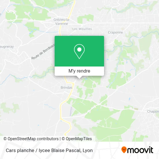 Cars planche / lycee Blaise Pascal plan