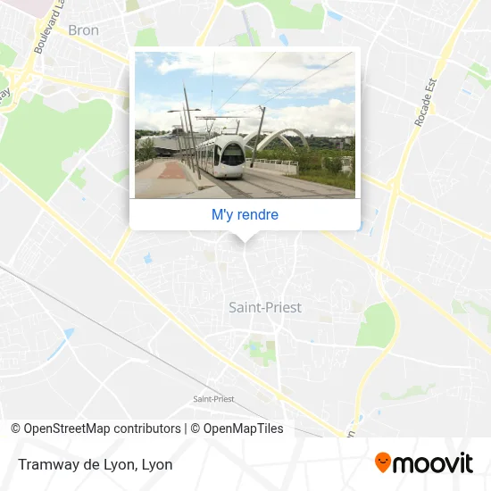 Tramway de Lyon plan