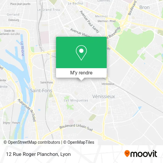 12 Rue Roger Planchon plan