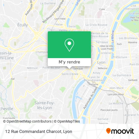 12 Rue Commandant Charcot plan