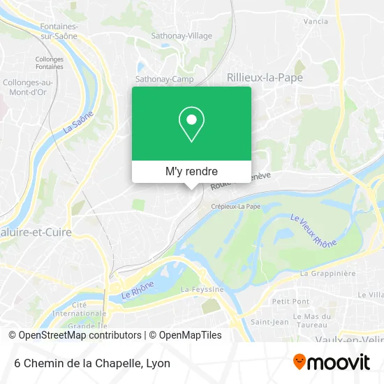 6 Chemin de la Chapelle plan