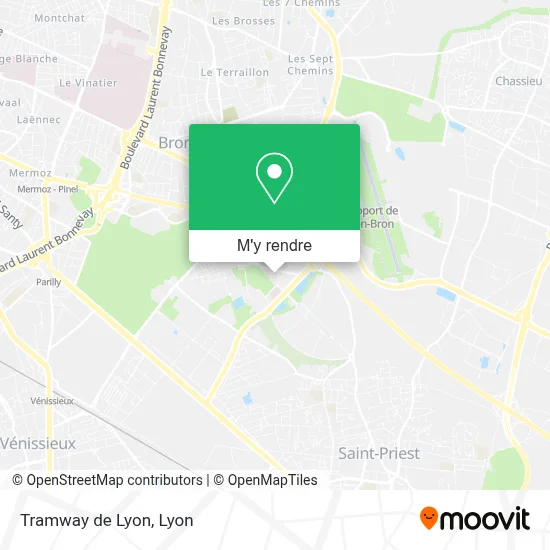 Tramway de Lyon plan